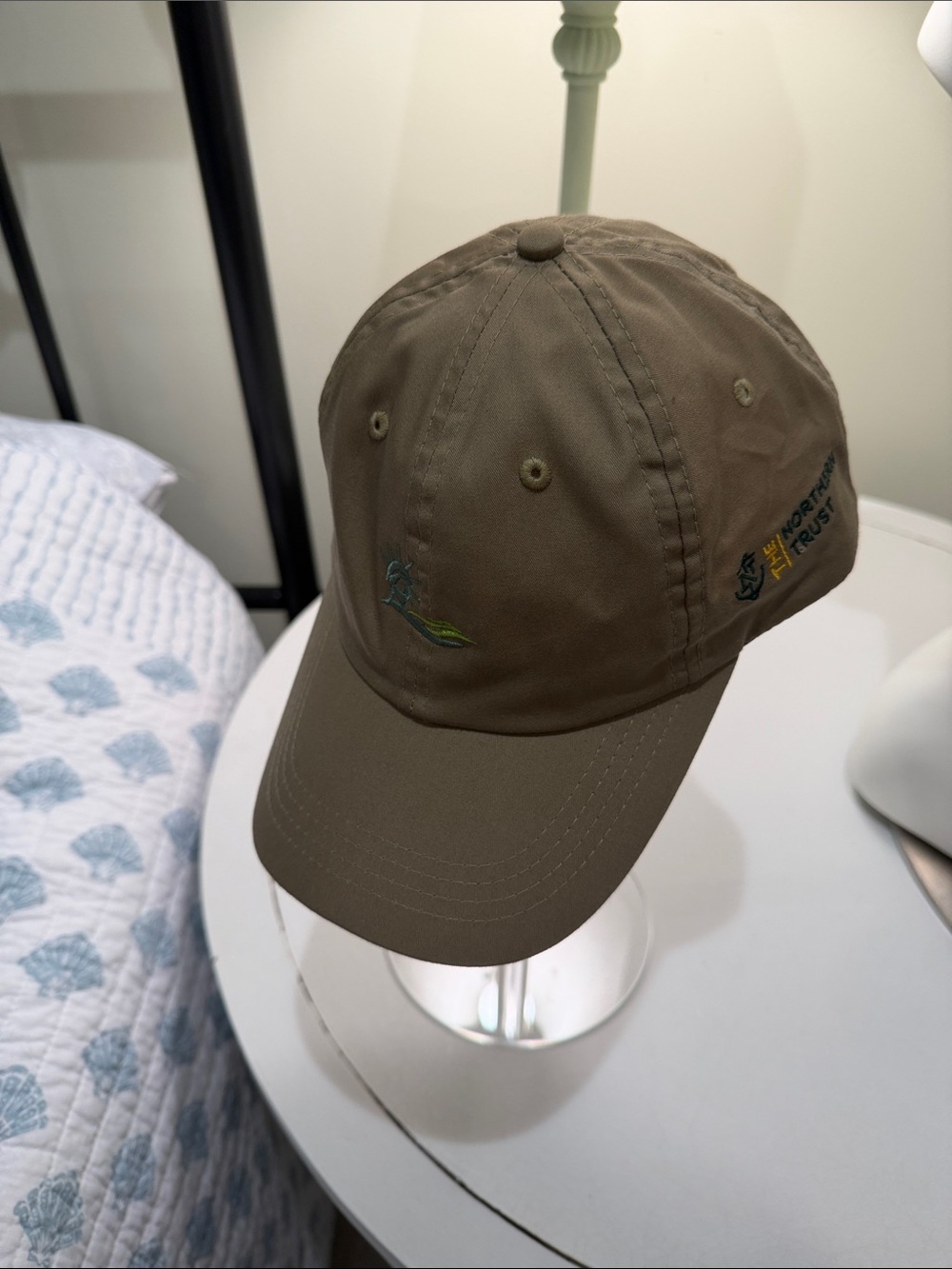 Green Logo Golf Cap from Liberty National golf course made by imperial